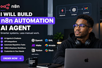 build n8n ai agent, n8n automation n8n ai workflow automation