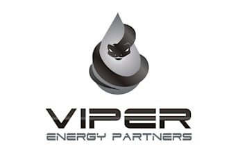 design strong snake illustration logo for viper energy