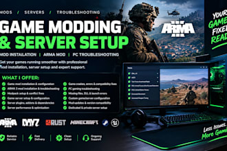 do game modding mod installation game server setup, PC troubleshooting arma mod