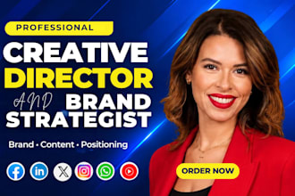 be your creative director, brand strategist for content strategy and growth
