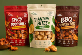 design food packaging, mylar bag, stand up pouch, snacks pouch, coffee packaging