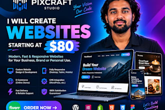 build creative and professional websites for you
