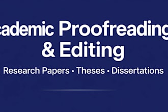 proofread and edit your research paper or thesis