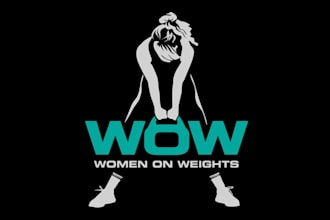 make power empowering fitness logo for our weight training