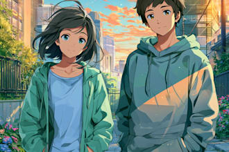 design custom couple characters