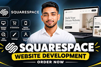 build squarespace website or redesign squarespace website