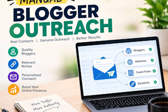 do manual blogger outreach for guest post opportunities