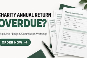 fix your overdue charity annual return and respond to commission warnings