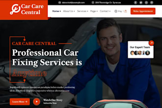design wix auto repair website mechanic website car detailing automotive website