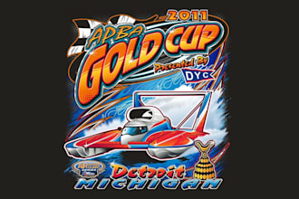 do high quality jet ski mascot logo retro t shirt  design