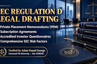 draft custom sec risk factors for your private placement memorandum offering