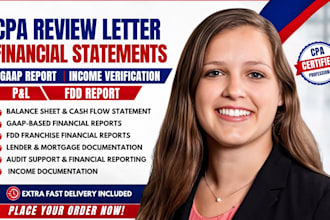 do notary letter income verification financial statement cpa comfort letter llc