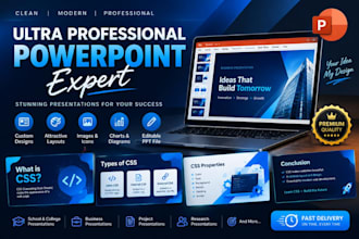 design professional powerpoint presentations and PPT slides