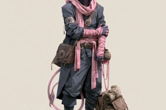 draw your dnd art or ttrpg character design or illustration