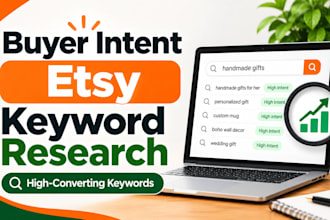 do buyer intent etsy keyword research and etsy SEO
