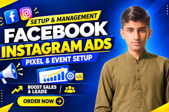 make meta ads and  campaigns for your business