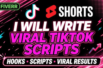 write viral tiktok script and youtube shorts script
