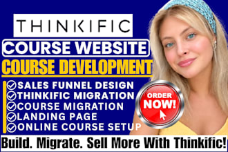 create thinkific website thinkific migration course development sales funnel
