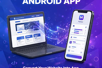convert website to android app with webview and push notification