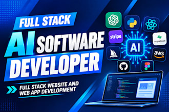 be ai software developer ai website development full stack website ai agent