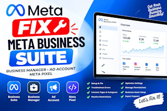 fix meta business suite and business manager