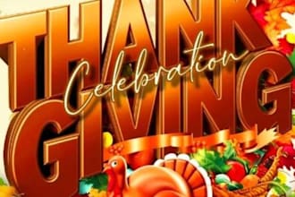 design thanksgiving flyer, oktoberfest event flyer, nonprofit flyer