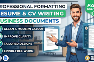format and improve your CV, resume or business document