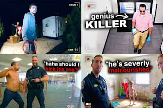 create true crime, bodycam or courtroom youtube thumbnails