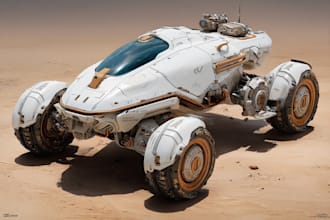 create vehicle concept art and design for games and films