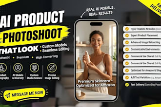 ai product photography, ai image editing realistic ai photoshoot with ai models