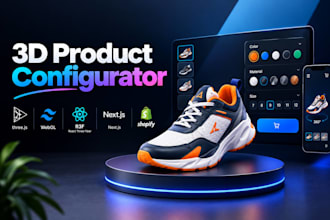 build a 3d product configurator 3d website with threejs webgl shopify r3f nextjs