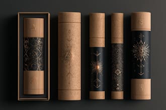 elegant wine bottle label design and packaging