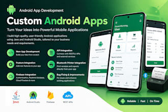 develop native android mobile applications