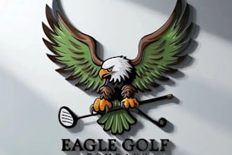 design an eagle, falcon, owl, bird logo or illustration