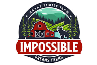 design custom family farm business brand logo