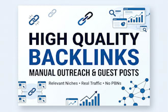 build high quality backlinks with manual outreach