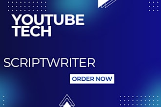 write engaging youtube scripts for technology and gadget channels