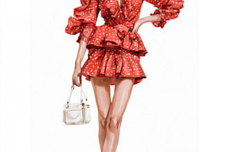 do fashion illustration and technical drawing