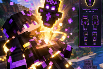 make a custom minecraft totem