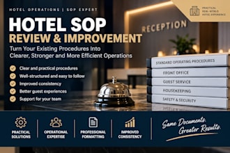 review and improve your hotel sops and operational procedures
