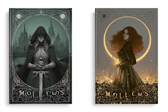 create a premium custom fantasy cover
