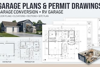 create detached garage plans garage conversion and rv garage conversion