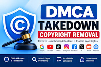 remove copyright infringing content under dmca