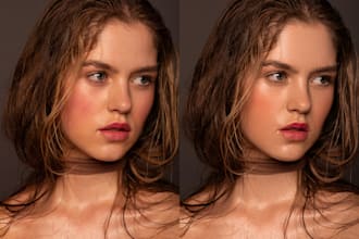 professionally retouch beauty and portrait photos
