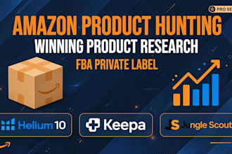 hunt winning amazon product for fba private label with keepa