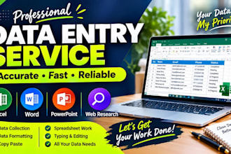do data entry and data typing