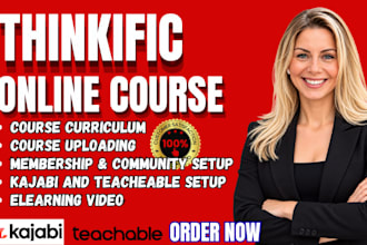 be your thinkific kajabi online course expert course upload and elearning video
