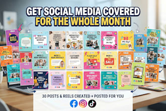 design social media posters and reels