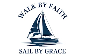 design premium boat ship yacht marine wave logo and nautical branding