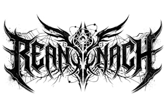 design progressive technical metalcore modern metal logo